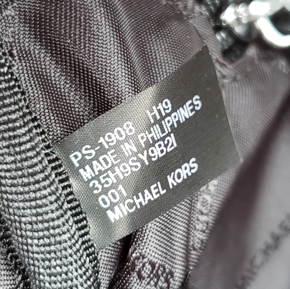 Michael Kors Kenly MD Sequin Backpack Black - Picture 5 of 7